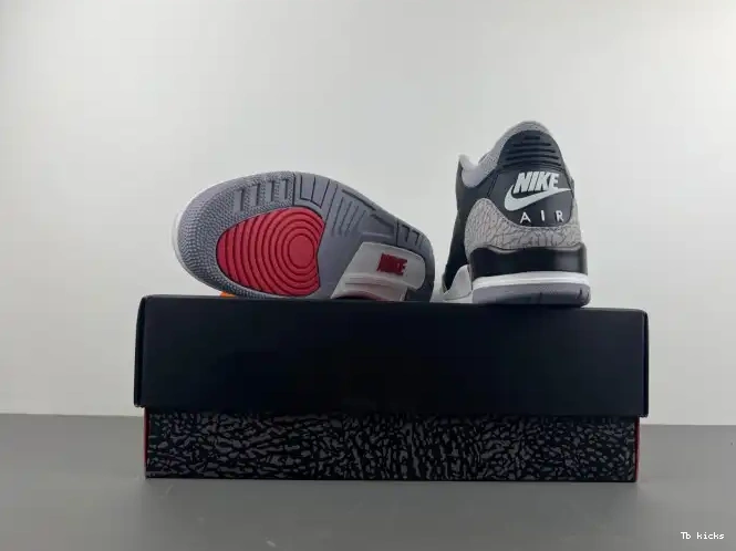 Reps TBK Jordan Cement Black 3 Air DN3707-010 0427